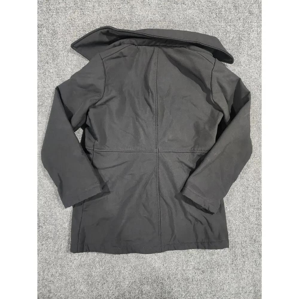 MICHAEL Michael Kors Girls Asymmetric Moto Jacket Black Size 7/8 Missing Hood